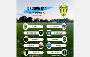 Nos U14 en D2 !