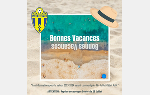 Bonnes Vacances !