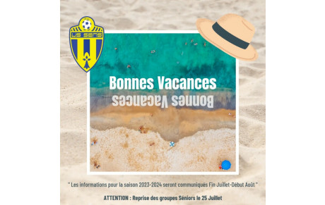 Bonnes Vacances !